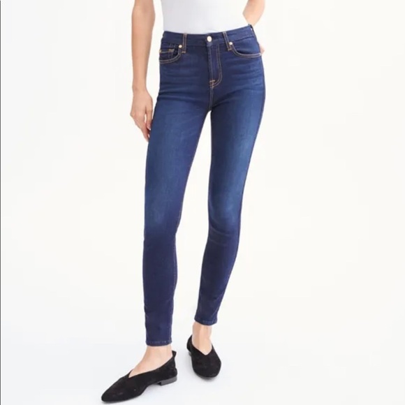 7 For All Mankind Denim - Seven For All Mankind The Skinny High Waist Jeans